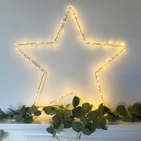 LED Star Frame Light - Warm White