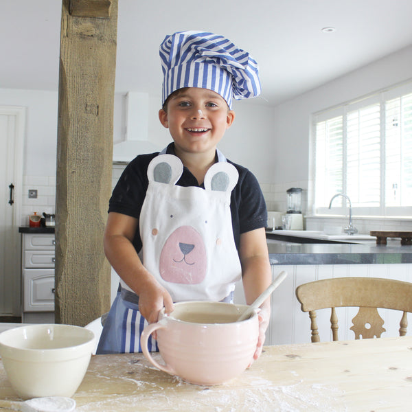 Personalised Child Bear Apron & Hat Set (4878705885264)