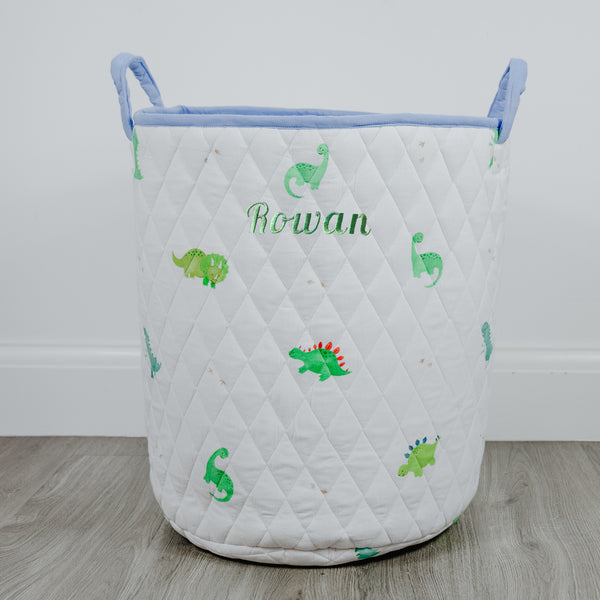 Personalised Quilted Toy Bag - Dinosaur
