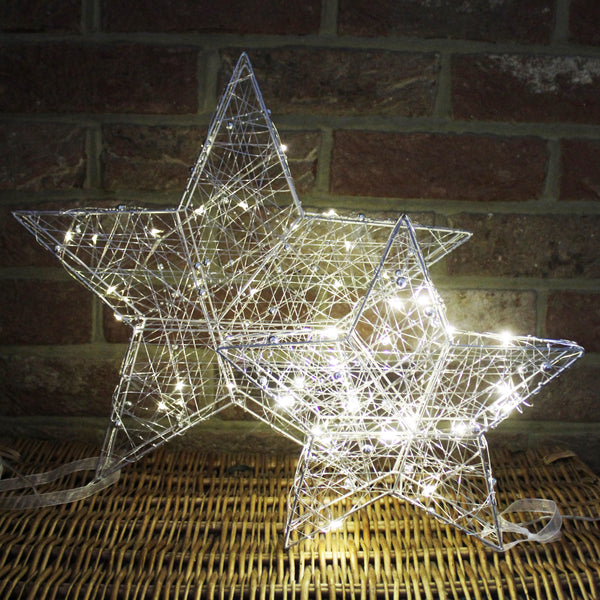 3D Wire Star Light - Medium 38cm (6559673778256)
