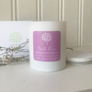 Luxury Essential Oil Candle - Dark Rose