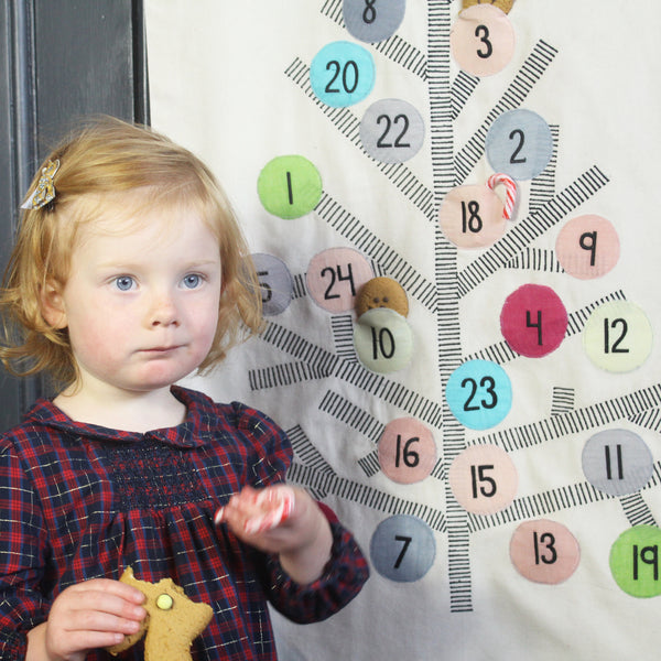 Personalised Hanging Family Tree Advent Calendar