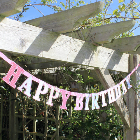 Happy Birthday Bunting Banner (6537395241040)