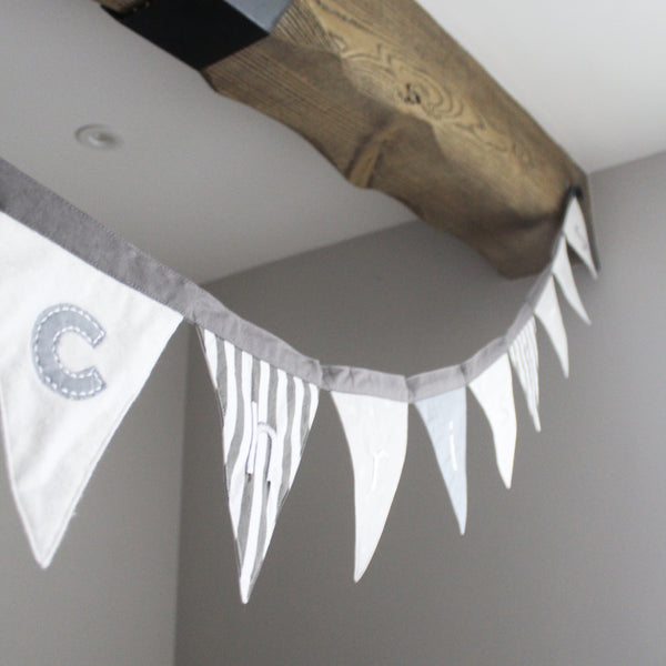 Grey Merry Christmas Bunting Banner (6559696060496)