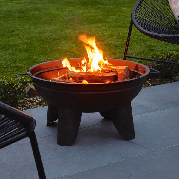 Black Metal Fire Pit