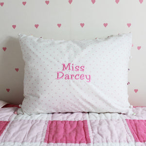 Personalised Pom Pom Cushion (6537377513552)