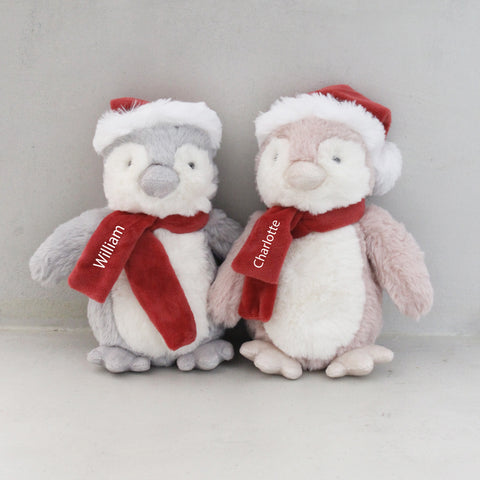 Personalised Festive Christmas Penguin