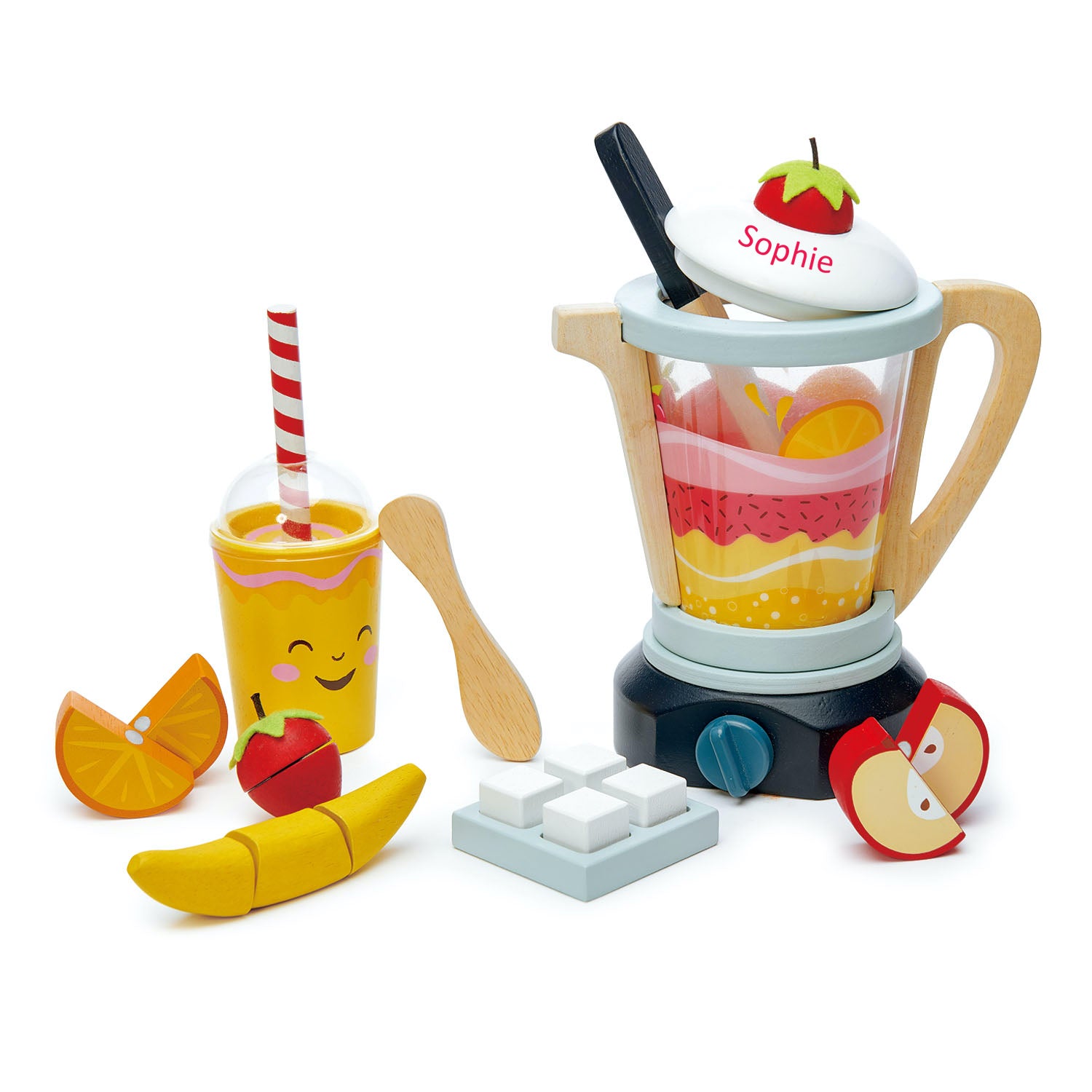 Personalised Wooden Smoothie Maker Set (6537643982928)