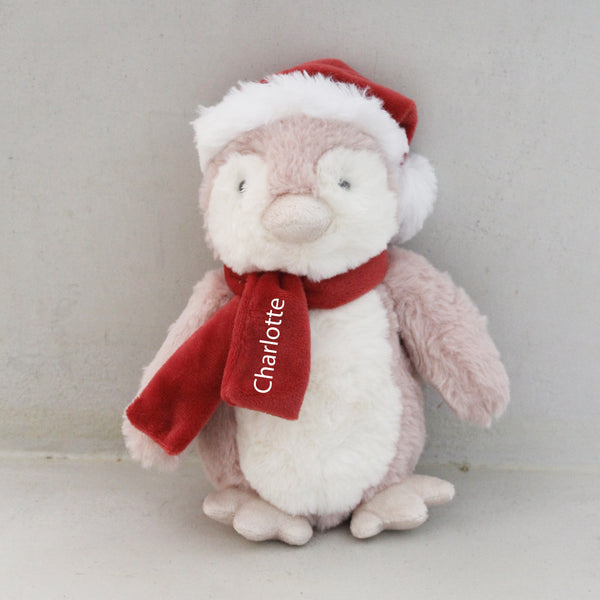 Personalised Festive Christmas Penguin