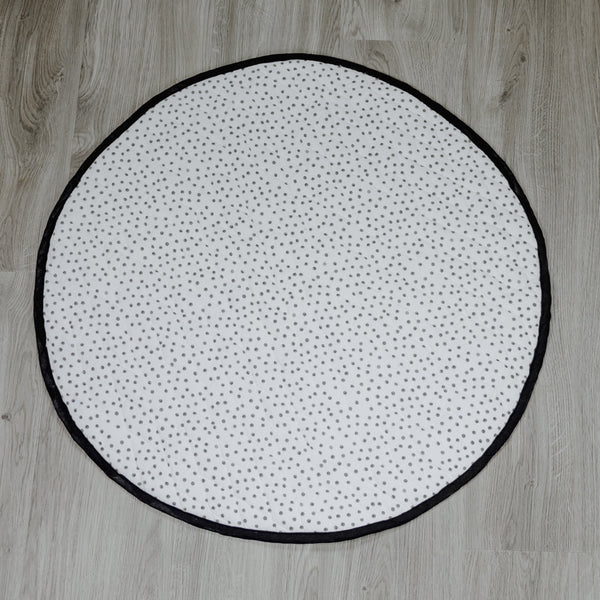 Black Spot Quilted Play Mat