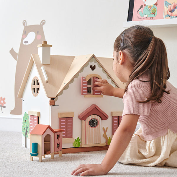 Personalised Wooden Cottontail Dolls House (6566537592912)