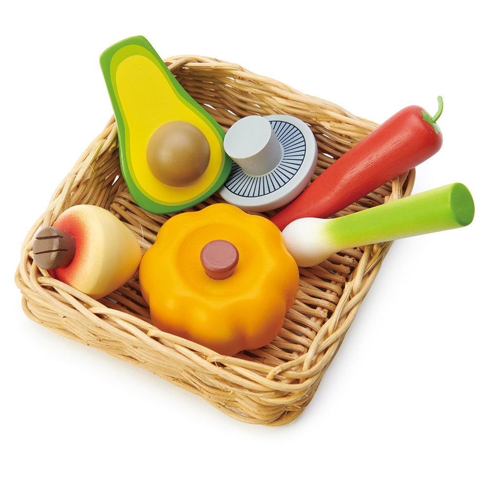 Wicker Veggie Basket (6566530089040)