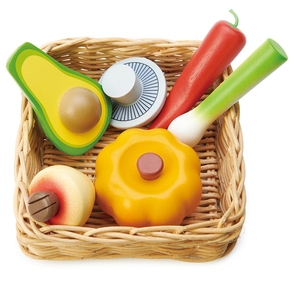 Wicker Veggie Basket (6566530089040)