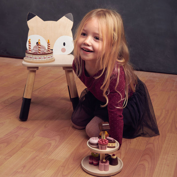 Personalised Child Wooden Fox Chair (4877470695504)