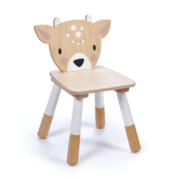 Child Wooden Table & Chair Set - Deer & Bear (4877471449168)