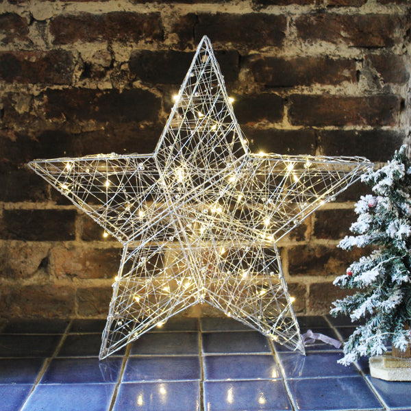 3D Wire Star Light - Medium (6559673778256)