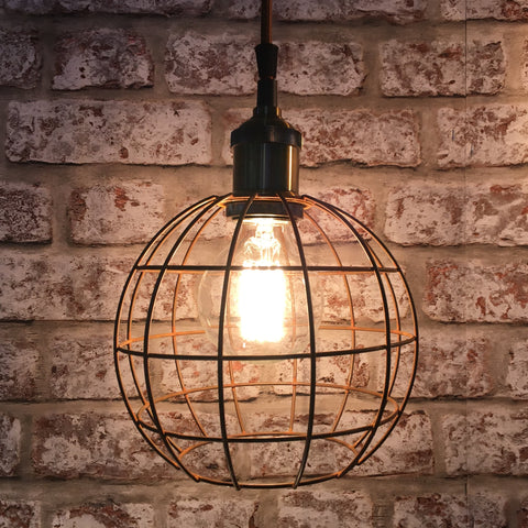 Bronze Round Cage Light (4878284292176)