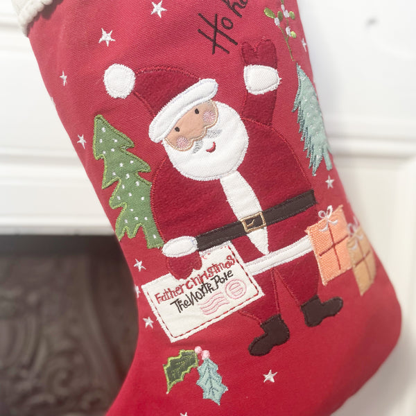 Personalised Father Christmas Stocking