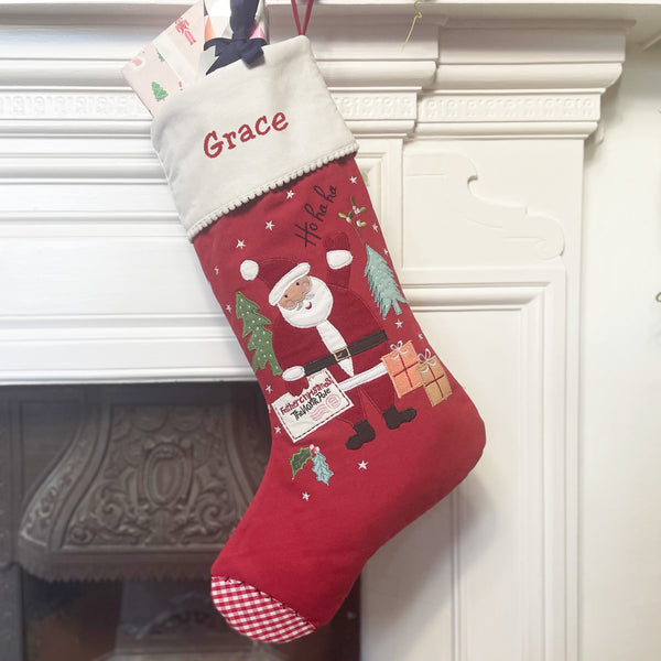 Personalised Father Christmas Stocking