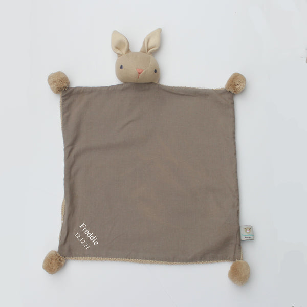 Taupe Soft Cuddly Baby Comfort Blanket (6637611024464)