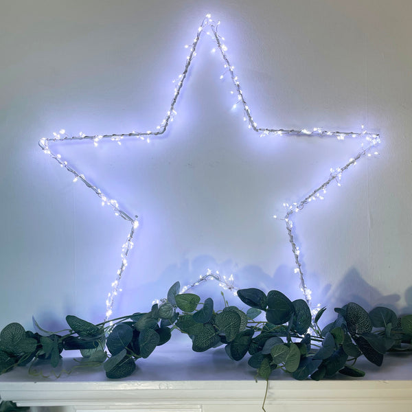 LED Star Frame Light - White