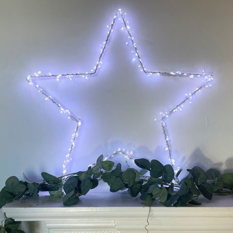 LED Star Frame Light - White
