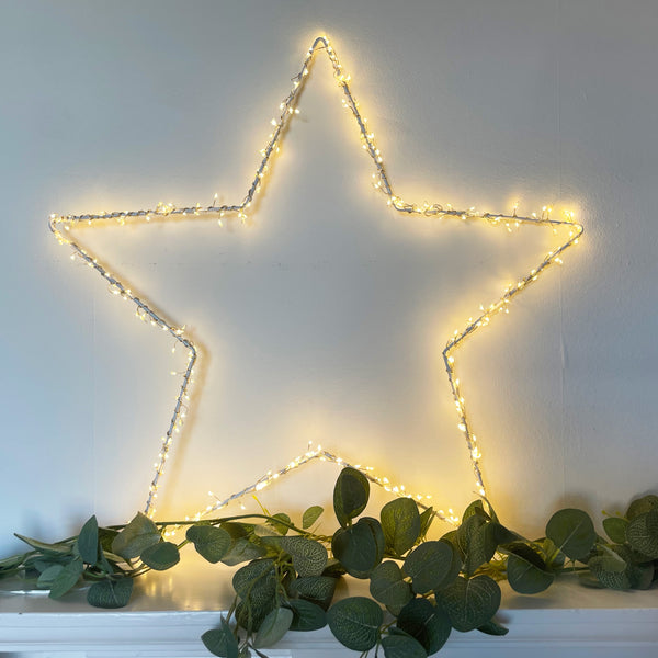 LED Star Frame Light - Warm White